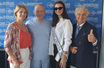 Miss Universe Croatia removed diopter in Eye Clinic Svjetlost