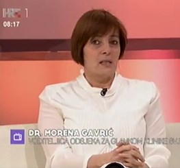 dr. Morena Gavrić o glaukomu u trudnoći na HRT1 ("Dobro jutro, Hrvatska")