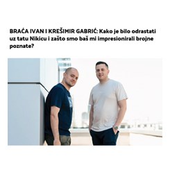 Doktori Ivan i Krešimir Gabrić sa časopisom Story razgovarali su o svom putu u Svjetlosti