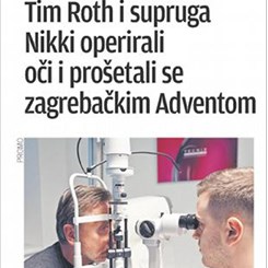 Tim Roth i supruga Nikki operirali oči i prošetali se zagrebačkim adventom