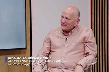  Profesor Nikica Gabrić govori za  