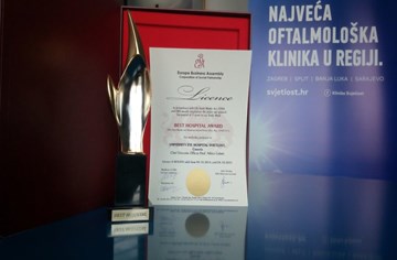 Svjetlost Eye Clinic is the winner of a prestigious European 