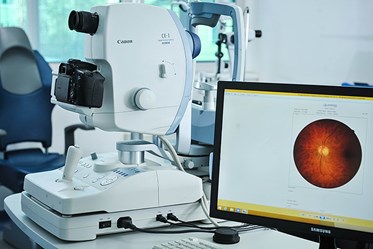 Canon CX-1 telecamera (angiografia a fluorescenza) per esaminare la retina