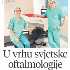 U vrhu svjetske oftalmologije (Večernji list)