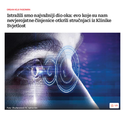 Prof. dr. sc. Gabriću priznanje za najveći broj ugrađenih multifokalnih intraokularnih SYNERGY leća 