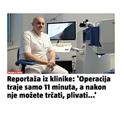 Operacija koja traje samo 11 minuta, a nakon nje možete trčati, plivati... (24 sata)