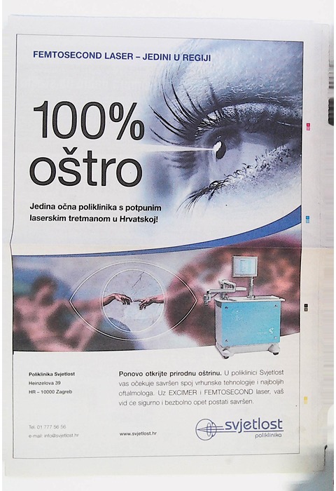 100 % oštro