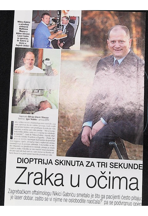 Dioptrija skinuta za tri sekunde