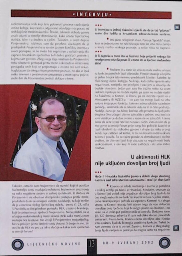 Nikica Gabrić sasvim iskreno