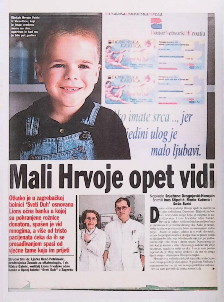 Mali Hrvoje opet vidi