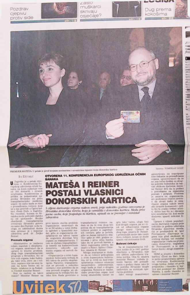 Mateša i Reiner postali vlasnici donotarskih kartica