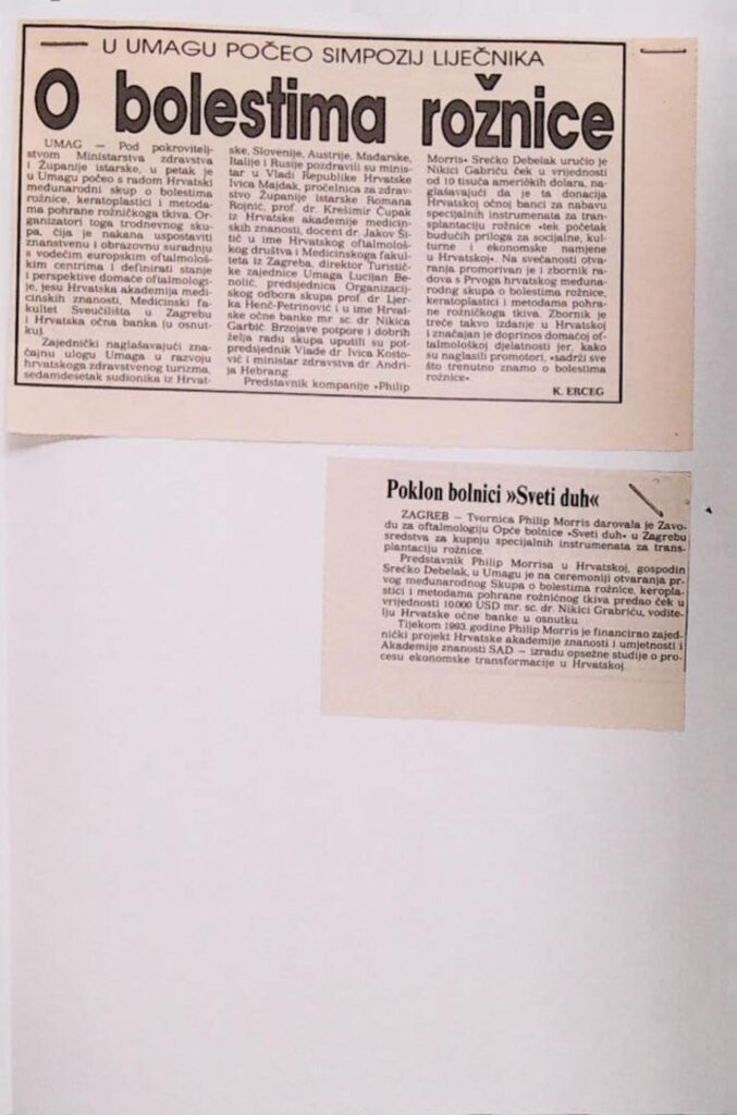 O bolestima rožnice