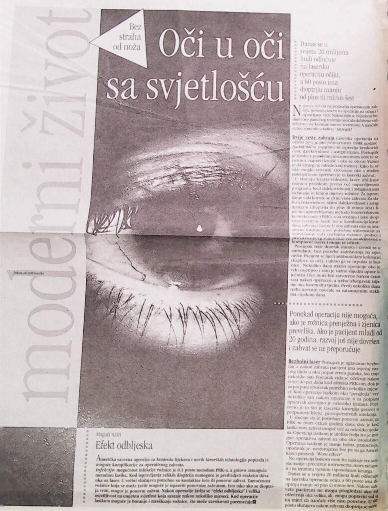 Oči u oči sa svjetlošću