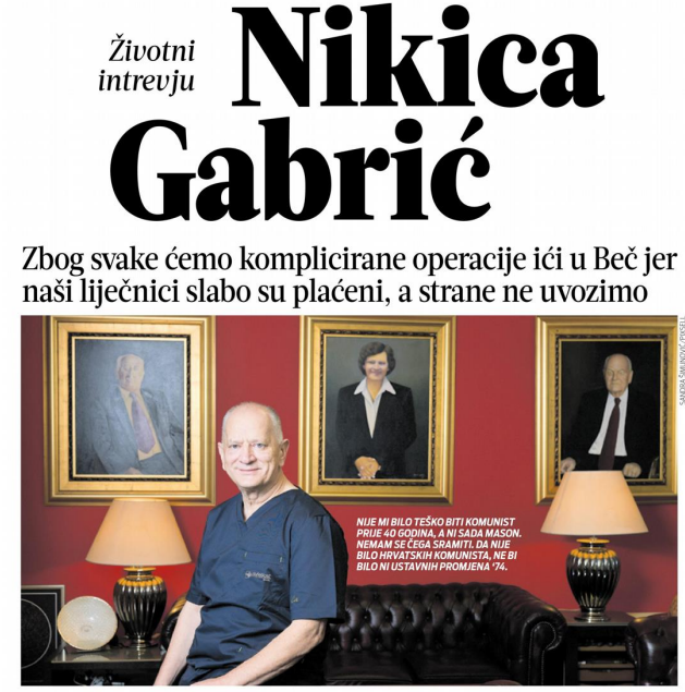 Prof. dr. sc. Nikica Gabrić (Večernji list)