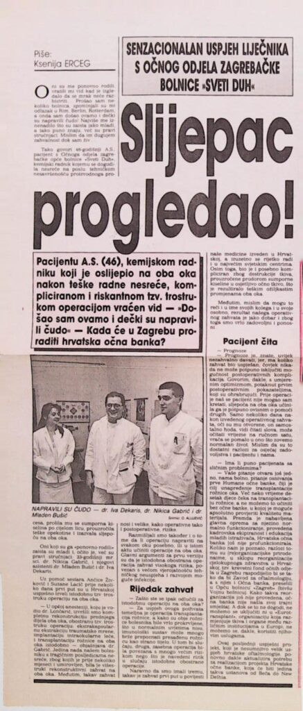 Slijepac progledao (Večernji list, 1994.)