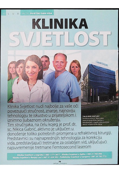Svjetski dan vida (Aktual 2013.)