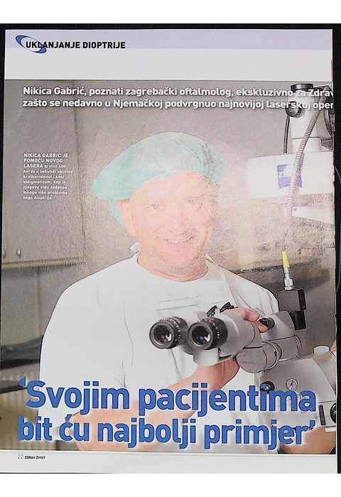 Svojim pacijentima ću biti najbolji primjer (Zdravlje, 2007.)