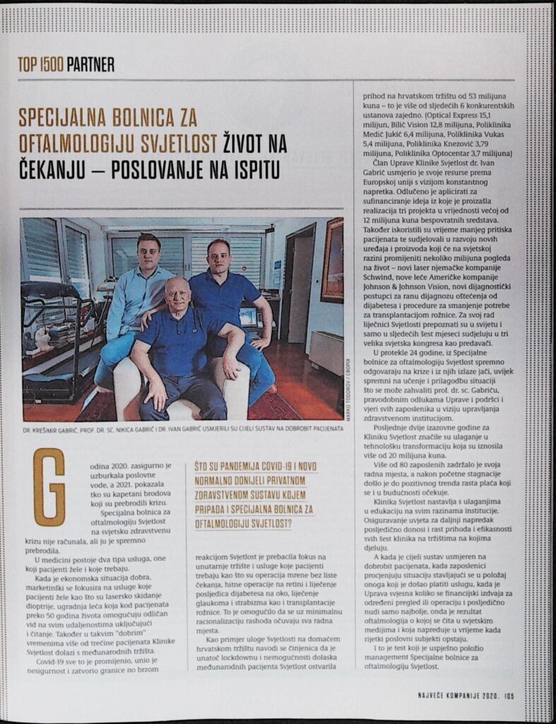 Život na čekanju, poslovanje na ispitu (Jutarnji list, 2021.)