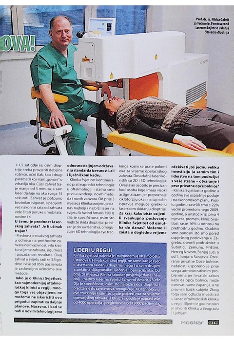 Lasersko skidanje dioptrije